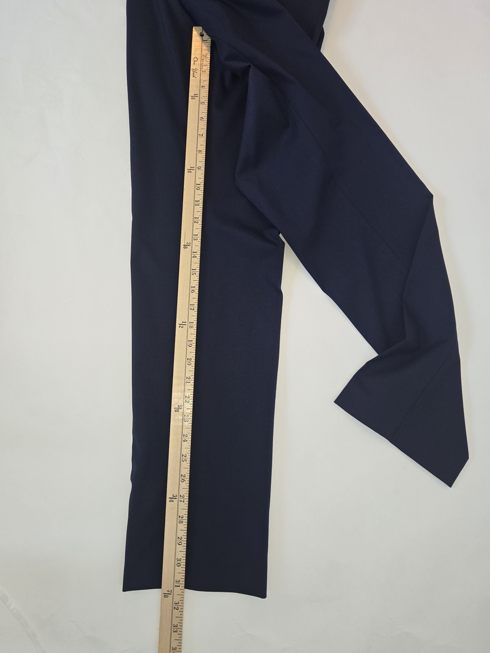 Alfani Men's Dark Navy Stretch Dress Pants 33 W 32 L NWT - Picture 8 of 9